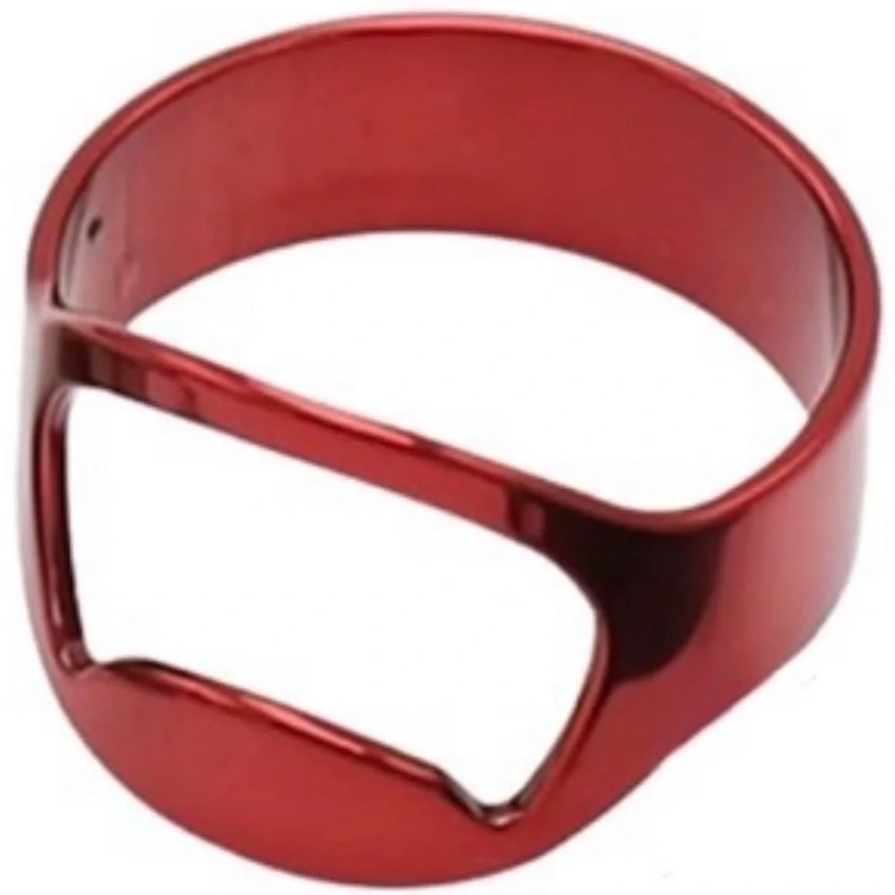 💞 New Red Metal One Size Bottle Opener Ring